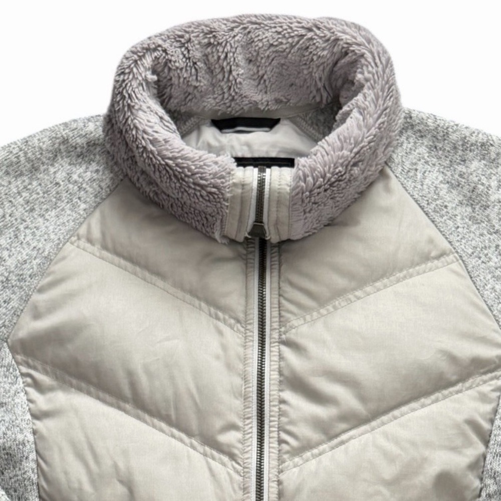 Marmot Women Jacket Medium Thea 700 Fill Down Insulate Gray Puffer Fleece Winter - Picture 6 of 16